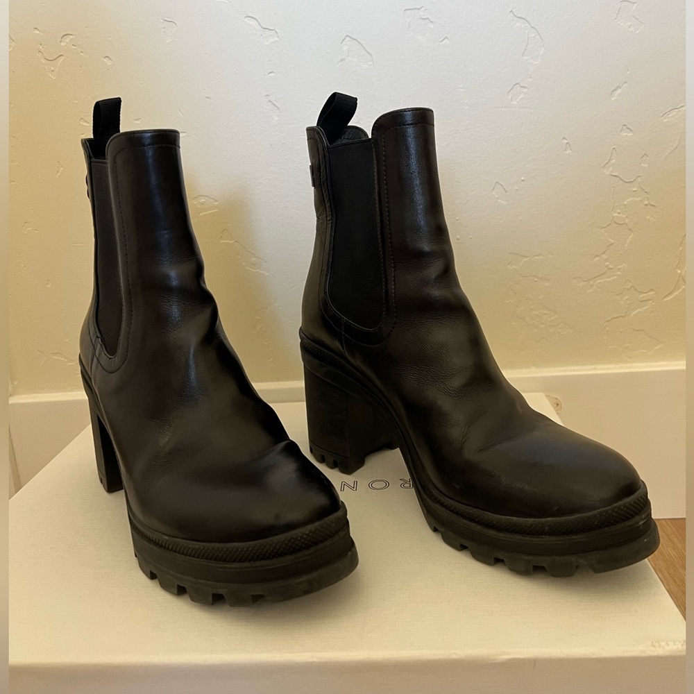 Veronica Beard Ankle Boots-Winnie, Black LE;Size 8.5 M